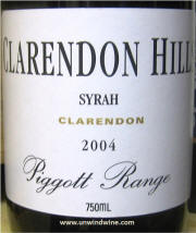 Clarendon Hills Piggott Range Syrah 2004