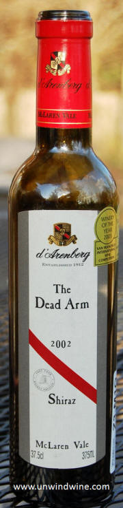 D'Arenberg Dead Arm Shiraz 2002 375 