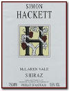 Simon Hackett McLaren Vale Shiraz