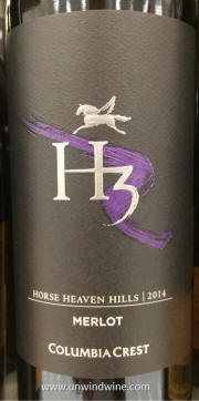 Columbia Crest H3 Horse Heaven Hills Merlot 2014