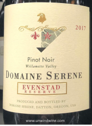 Domaine Serene Evenstad Reserve Willamette Valley Pinot Noir 2017