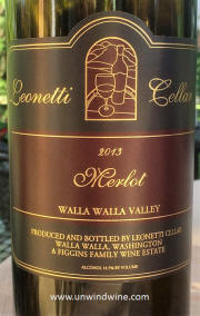 Leonetti Cellars Walla Walla Valley Merlot 2013