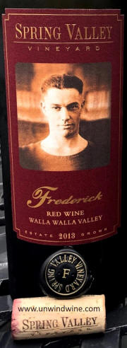 Spring Valley Vineyard Frederick Walla Walla Red Wine 2013