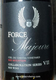 Force Majeure Collaboration Series VII Red Wine 2013