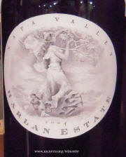 Harlan Estate Napa Valley Red Wine 2004 label