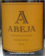 Abeja Washington State Chardonnay 2008