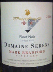 Domaine Serene Mark Bradford Pinot Noir 2006