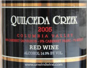 Quilceda Creek Columbia Valley Red Wine 2005