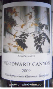 Woodward Canyon Washington State Cabernet Sauvignon Artist Series #18 2009