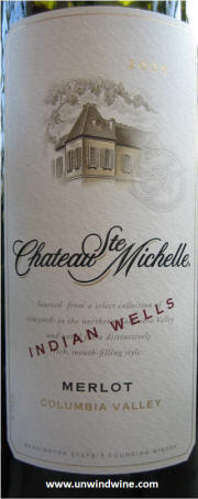Chateau St Michelle Indian Wells Merlot 2005