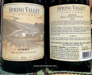 Spring Valley Vineyard Walla Walla Syrah 2016