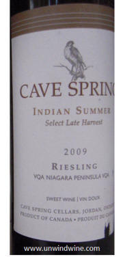 Cave Spring Indian Summer Select Late Harvest Riesling 2009