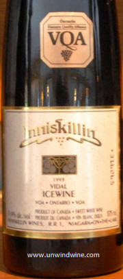 Inniskillen Vidal Ice Wine 1993