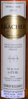 Kracher Welchenriesling TBA Number 10 1999