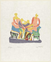 Henry Moore. Two Seated Women. 1967