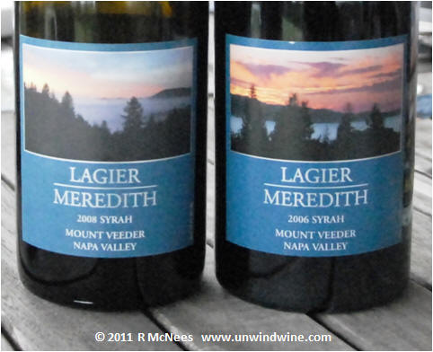 Lagier-Meredith Mt Veeder Syrah 2006-2008