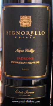Signorello Padrone Proprietary Red Napa Valley Estate Wine