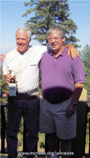 Mike Lamborn & Rick at Lamborn Estate on Howell Mountain, Napa Valley