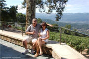 Viader tasting house - terrace - Napa overlook - Rick & Linda