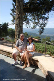 Viader Vineyards - Wine House Napa overlook - Rick & Linda