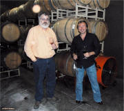 Associate Winemaker, John (left) and Duane Hoff, Proprietor