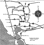 Napa Valley Main Access Routes Map