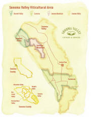 Sonoma Appellations Map