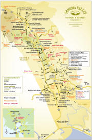Sonoma Wine Growers Map