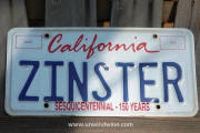 ZINSTER Plate California