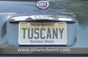 Wine Pl8 - TUSCANY -New Jersey